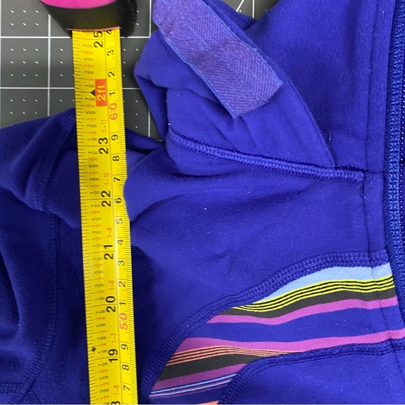 Lululemon In Stride Blue ZIp Jacket Hoodie 8 - Picture 7 of 7